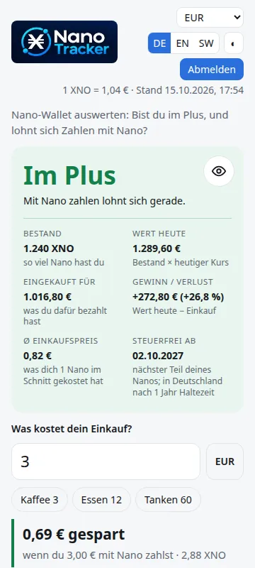Bildschirmfoto: Das Auge